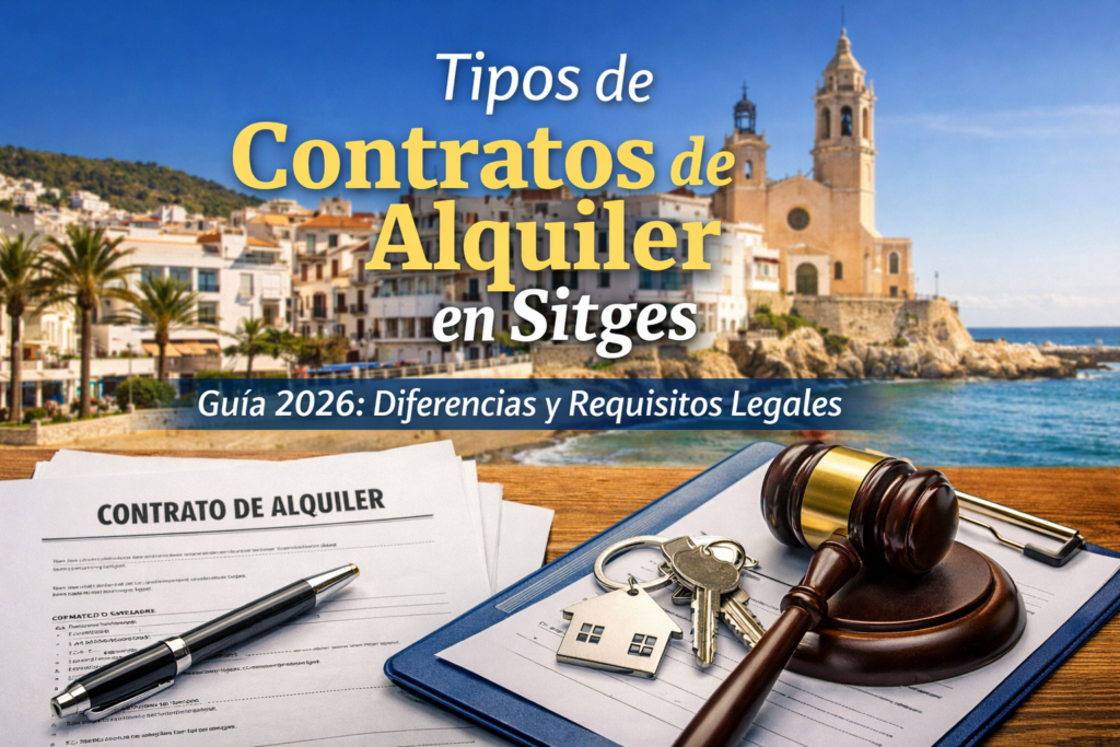 Guía tipos de contratos de alquiler en Sitges 2026